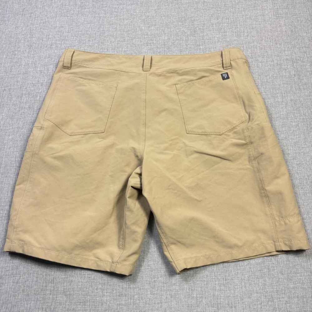 The North Face Shorts Mens 38 Beige Athletic Softshell Hiking Stretch 9 Inseam - Picture 9 of 10